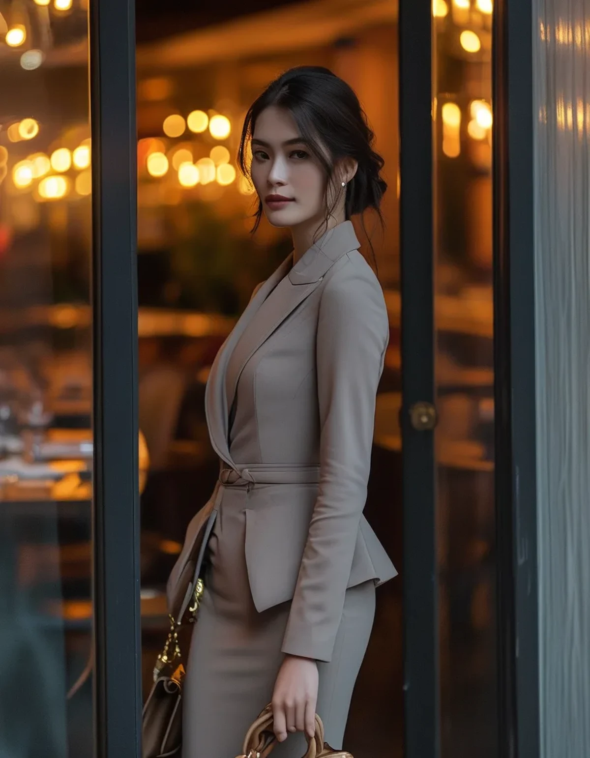 The Bag Proportion Mistake That Makes Tall Women's Date Night Outfits Look Off