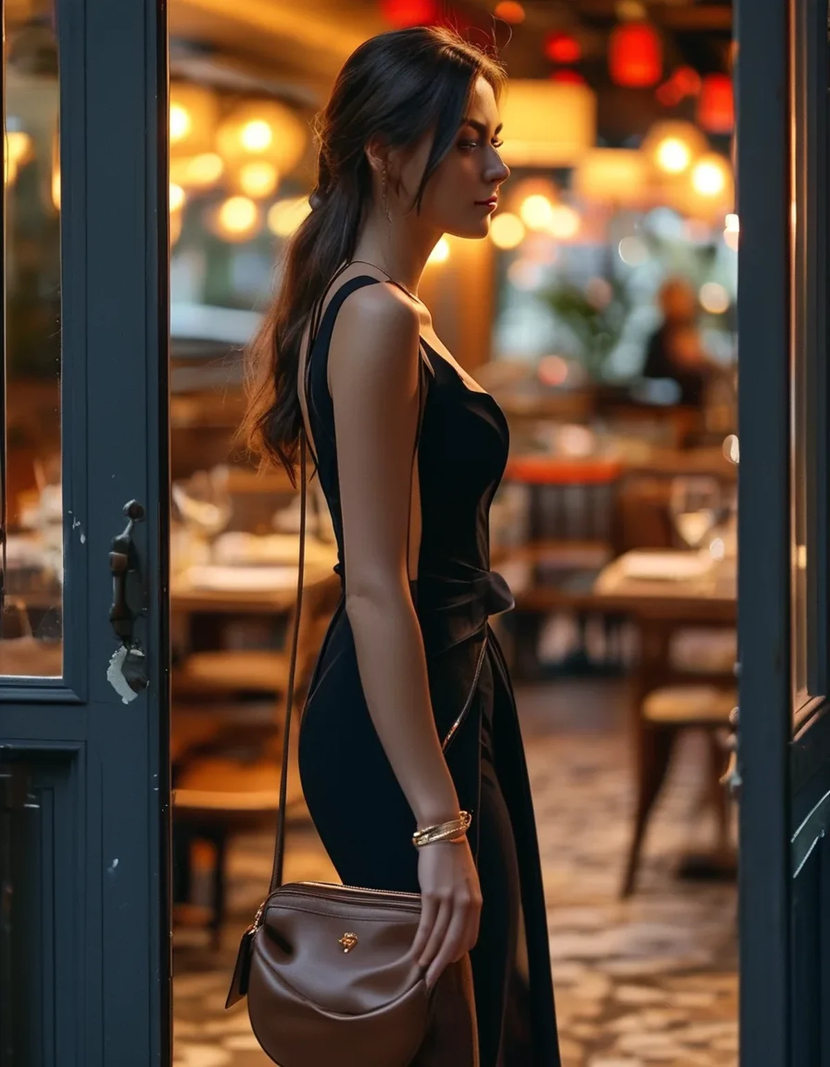 The Bag Proportion Mistake That Makes Tall Women's Date Night Outfits Look Off